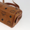 Secondhand MCM Visetos logogramme Handbag Canvas and