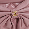 Secondhand Chanel Bow Frame Clutch With Chain Quilted Patent with