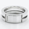 Gucci Logo Band Ring Sterling Silver