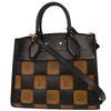 Louis Vuitton City Steamer Handbag Damier Tressage Reverse Monogram Canvas and Leather