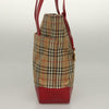 Secondhand Burberry Nova Check Tote canvas check pattern