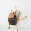 Celine Vintage Macadam Backpack Canvas and Leather