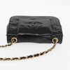 Chanel Vintage CC Stitch Flap Bag Patent