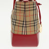 Secondhand Burberry Nova Handbag Check Pattern