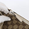 Secondhand Gucci Zip Messenger Bag GG Canvas with Perforated