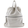 Secondhand Bottega Veneta Drawstring Backpack Perforated