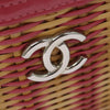 Chanel Take Away Vanity Case Rattan and Calfskin