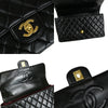 Chanel Vintage Twin Top Handle Flap Bag Quilted Lambskin