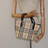 Secondhand Burberry Nova Check Tote canvas check pattern
