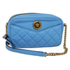 Versace Medusa Icon Front Slip Pocket Camera Bag Quilted Leather