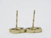 Secondhand Chanel CC Stud Earrings