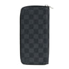 Secondhand Louis Vuitton Zippy wallet vertical Damier Graphite