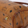 Secondhand MCM Visetos logogramme Handbag Canvas and