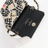 Secondhand Chanel Flap Card Holder on Chain Quilted Printed