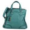 Secondhand Celine Orlov Handbag Turquoise Leather Bags
