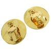 Secondhand Chanel Round CC Turnlock Clip-On Earrings