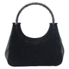 Gucci Vintage Bamboo Handle Bag Suede