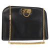 Salvatore Ferragamo Vintage Gancini Chain Shoulder Bag Leather