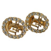 Secondhand Christian Dior Vintage Round Clip-On Earrings
