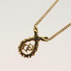 Secondhand Christian Dior CD Pendant Necklace Gold-plated