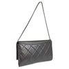 Chanel Retro Label Chain Clutch Quilted Lambskin