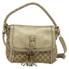 Secondhand Gucci Bella Flap Shoulder Bag GG Canvas with