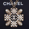Secondhand Chanel CC Graduated Long Necklace Metal and Faux Pearls