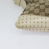 Secondhand Gucci Zip Messenger Bag GG Canvas with Perforated
