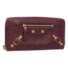 Balenciaga Classic Continental Zip Around Wallet Leather