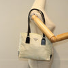 Secondhand Prada Vintage Zip Handbag Tessuto