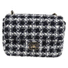 Secondhand Chanel Square Classic Single Flap Bag Quilted Tweed