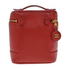 Secondhand Chanel Vanity pouch Red Calfskin Bags