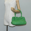 Secondhand Bottega Veneta Intrecciato Green Leather Bags