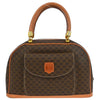 Celine Vintage Macadam Handbag Canvas and Leather