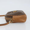 Celine Vintage Macadam Shoulder Bag Canvas and Leather