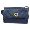 Secondhand Celine Circle logo Navy Leather Bags