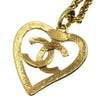Secondhand Chanel CC Heart Pendant Necklace