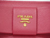 Secondhand Prada Bow Zip Around Wallet Saffiano
