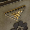 Secondhand Prada Flowers Galleria Double Zip Tote Spazzolato