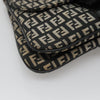 Fendi Buckle Flap Shoulder Bag Zucchino canvas