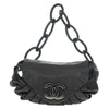 Chanel CC Rings Flap Bag Pleated Lambskin