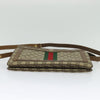 Gucci Vintage Shoulder Bag GG Coated Canvas