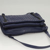 Secondhand Bottega Veneta Intrecciato Navy Leather Bags