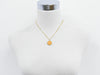 Secondhand Chanel Vintage CC Round Pendant Necklace