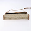 Christian Dior Vintage Honeycomb Flap Crossbody Bag Coated Canvas