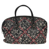 Secondhand Chanel Optic Coco Bowler Bag Printed Coated Canvas with Caviar