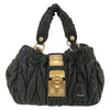 Miu Miu Coffer Convertible Satchel Matelasse Leather