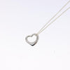Tiffany & Co. Elsa Peretti Open Heart Pendant Necklace Sterling Silver