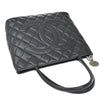 Chanel Medallion Tote Quilted Caviar