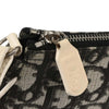 Christian Dior Vintage Saddle Bag Diorissimo Canvas